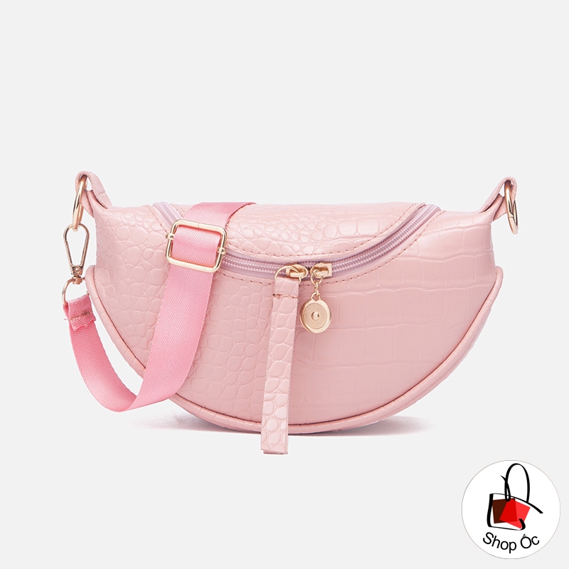 (NEW) TÚI ĐEO CHÉO BAO TỬ DÁNG ĐEO HÔNG SIÊU HOT E325