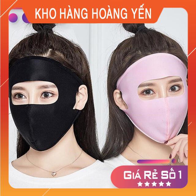 Khẩu trang ninja kín mặt chống tia UV mặt trời siêu tốt