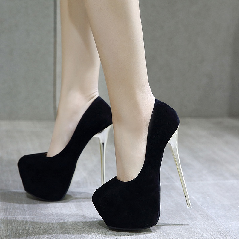 CÓ SẴN SIZE 37,38 MÀU ĐEN A260 giầy cao gót gót nhọn cao 17cm thời trang