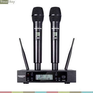 Takstar ts-3310uh - micro không dây uhf cho phòng học, văn phòng, sân khấu, karaoke gia đình, phạm vi 100m