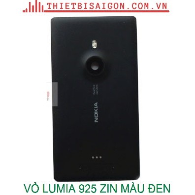 NẮP LƯNG LUMIA 925 ZIN MÀU ĐEN