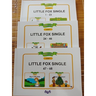 Combo bộ Little fox single stories gồm 3q tặng kèm video và file mp3