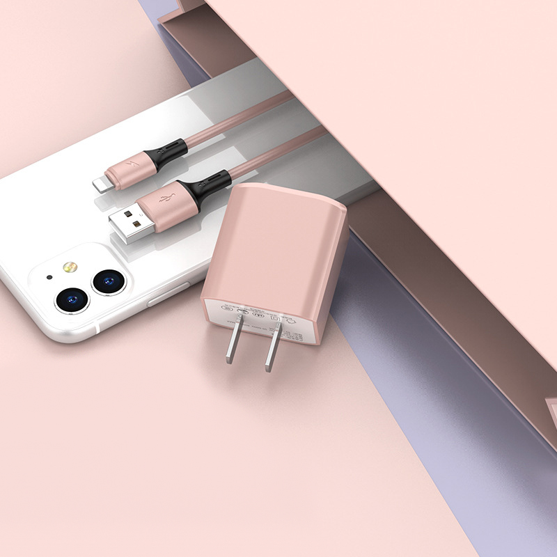 Color Fast Charging 5v Charger 3C Certification Android Universal USB Dual Port Fast Mobile Phone YKD