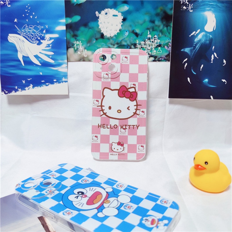 Ốp Điện Thoại Mềm In Hình Doraemon / Hello Kitty Cho Vivo Y33S Y21 Y21S Y21T Y15A Y15S Y20 Y20i Y20S Y12 Y15 Y17 Y12S Y12A
