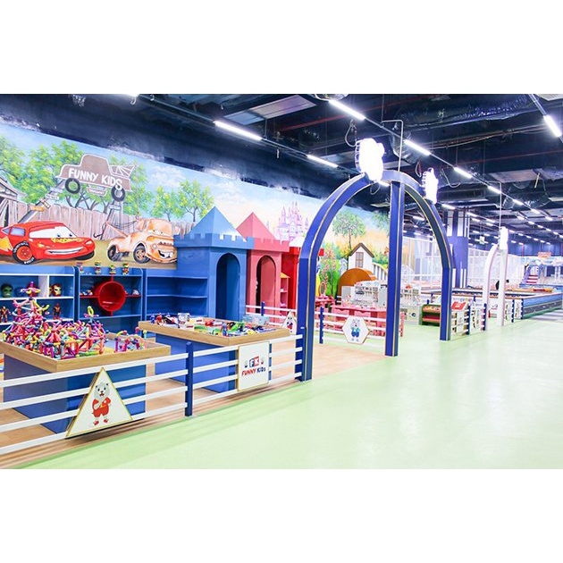 Hà Nội [E-Voucher] Vé vào cổng khu vui chơi Kidszone và công viên khủng long tại Funny Kids - áp dụng T7, CN và Lễ