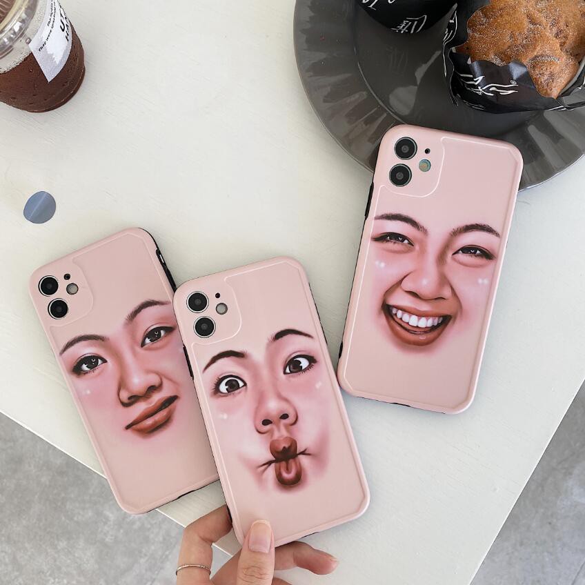 Ốp điện thoại họa tiết emoji dễ thương cho IPHONE 7/8/9 7 PLUS/8 PLUS X/XS XSMAX 11 PRO MAX SE2