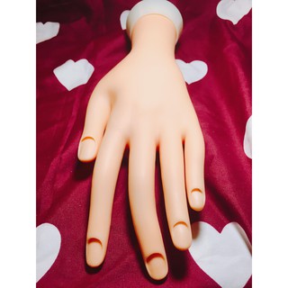 Bàn tay silicon ( loại ngắn ) tập làm nail