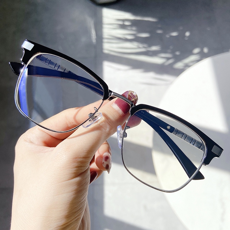 Mắt Kính Gọng Vuông Thời Trang Cho Nam Nữjz0002