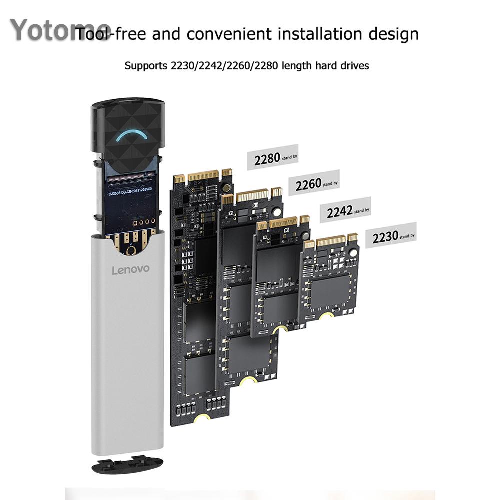 Ổ Cứng Ssd Yotome Lenovo M-02 M.2 Nvme B Key To Usb 3.1 Gen 2 Type C | BigBuy360 - bigbuy360.vn