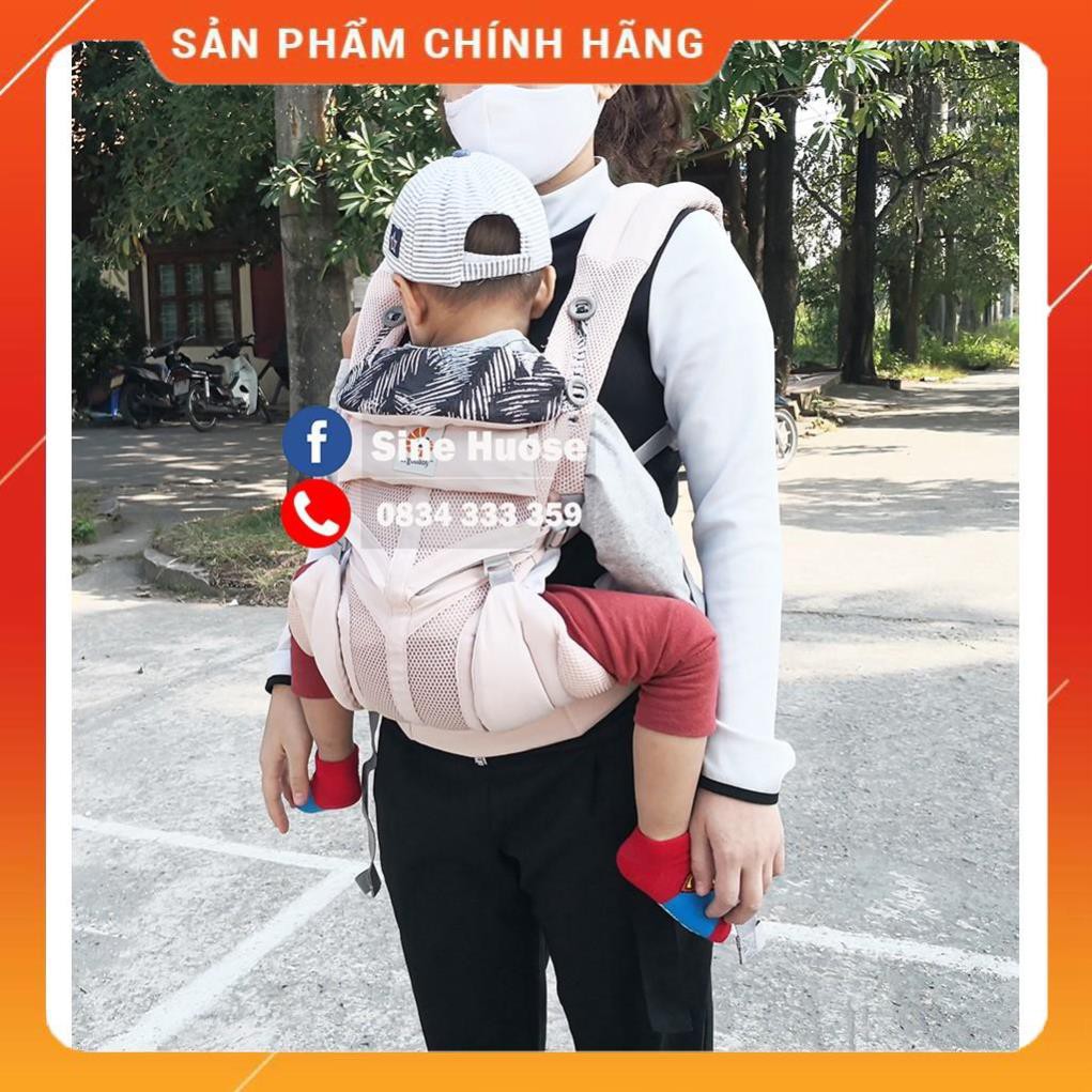 Chính hãng  [CÓ SẴN] ĐỊU E RGO 360 OMNI COOL AIR MESH. FULLBOX - KÈM TÚI NHỎ/ LIGH DUSTY PINK [Freship 10k]