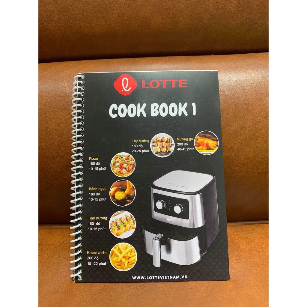 { Kèm công thức CookBook} Nồi chiên không dầu Lotte 5.5L Model LTS-AF5SM Hàn Quốc chính hãng - BH 12 tháng