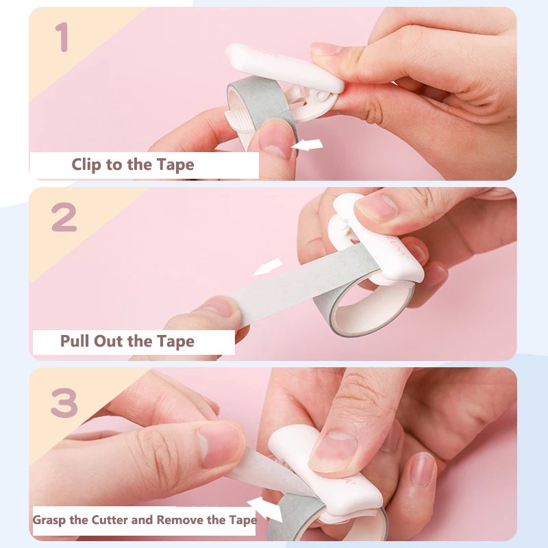 Dụng Cụ Cắt Băng Keo Trang Trí Washi Tape Cutter Nhiều Màu Đa Năng Cây Đầu To