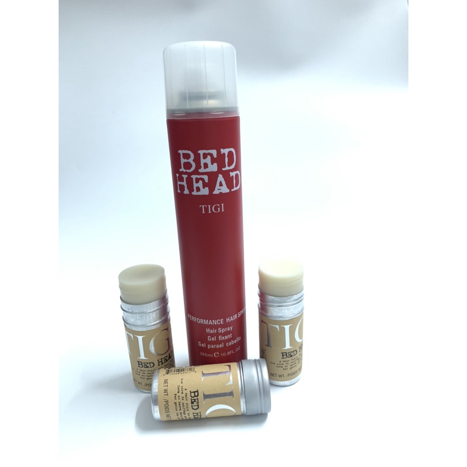 Gôm Xịt Tóc Tigi Bed Head 360ml + Sáp Vuốt Tóc Nam Tigi