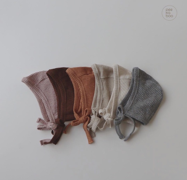 Bộ rời/turban/nón dây Vanilla #pêkaboo 2020 cho bé trai/bé gái từ 3 tháng-4tuổi