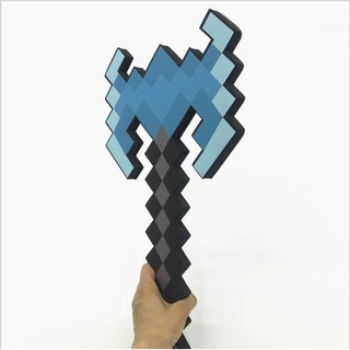 Đồ chơi combo 2 rìu diamond minecraft cực đẹp