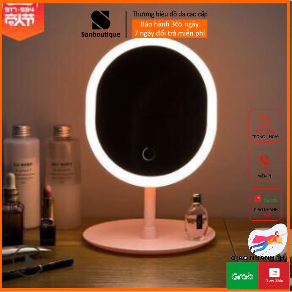(XẢ KHO)GƯƠNG SOI TRANG ĐIỂM ĐỂ BÀN CÓ ĐÈN mẫu mới siêu hót