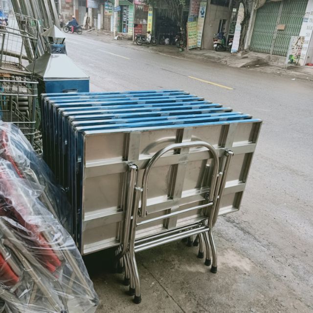 Bàn ghế inox
