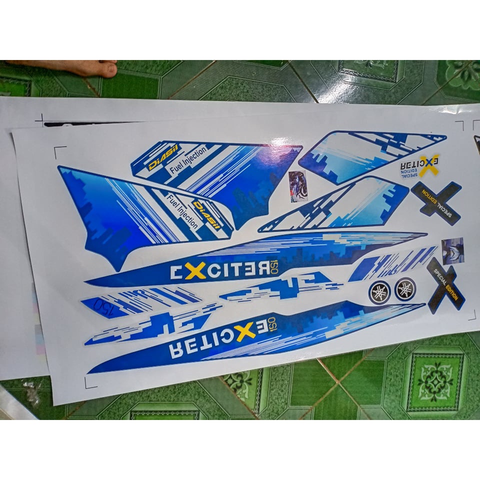 tem rời ex 150 HH xanh đen