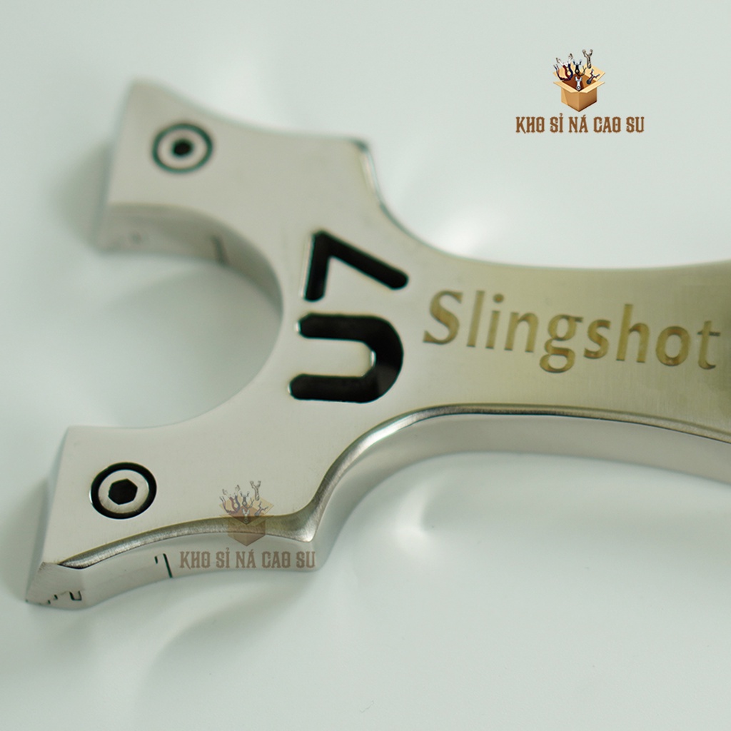 [SIÊU XỊN] Ná Cao Su U7 Ngôi Sao Inox 304 Chống Gỉ, Sáng Bóng, Cầm Chơi Rất Chắc Tay, Đàm Tay Cho Lực Tốt