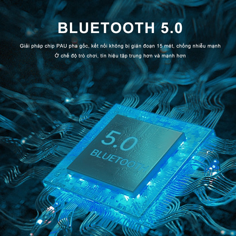 Tai nghe gaming không dây K55 ， tai nghr dien thoai có mic nhét tai không dây，chính hãng chuyên game thủ audio bluetooth nhét chup tai chơi game bluetooth PUBG， super bass TWS true wireless bluetooth headphone