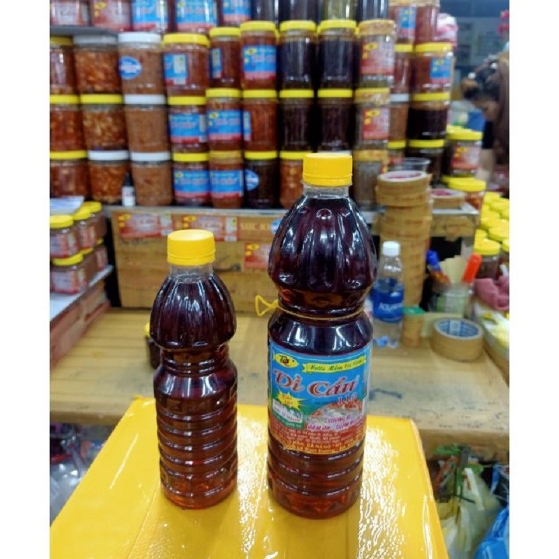 Nước mắm 🚚 FREESHIP 🚚 nước mắm cá cơm Dì Cẩn đặc sản nổi tiếng Đà Nẵng chai 1 lít nguyên chất thơm ngon giá ưu đãi