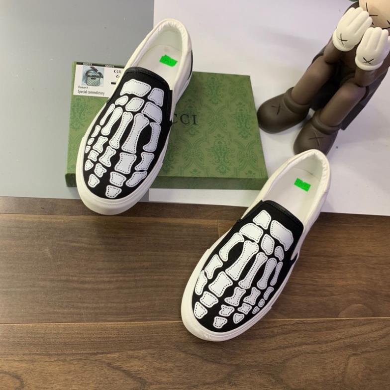 Giày Slipon Amiri Vải Phối Tay Xương Da VN