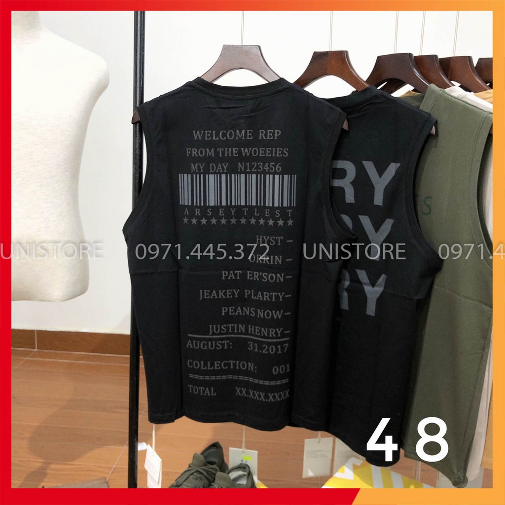 Áo tanktop gym sát nách 3 lỗ bigsize nam SNTQ48