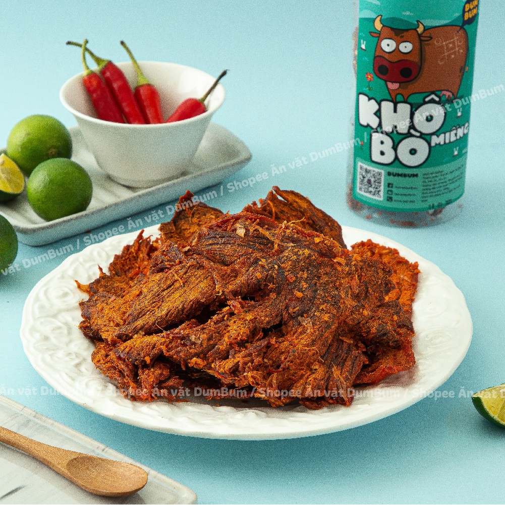 [Mã GROXUAN1 giảm 8% đơn 150K] Khô bò miếng DumBum 250g đồ ăn vặt Sài Gòn | BigBuy360 - bigbuy360.vn
