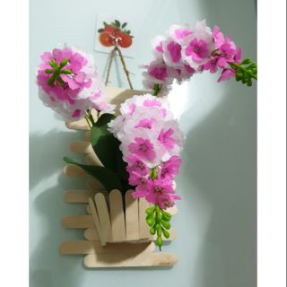 HOA NGỌC ĐIỂM kèm que làm khung treo tường