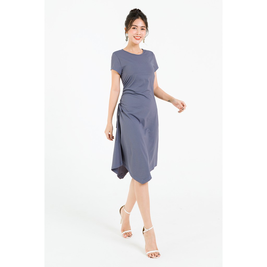 Đầm rút dây nhún sườn LAMER L63T20H078