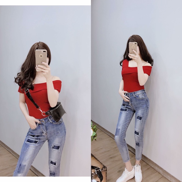 Áo trễ vai kèm video
