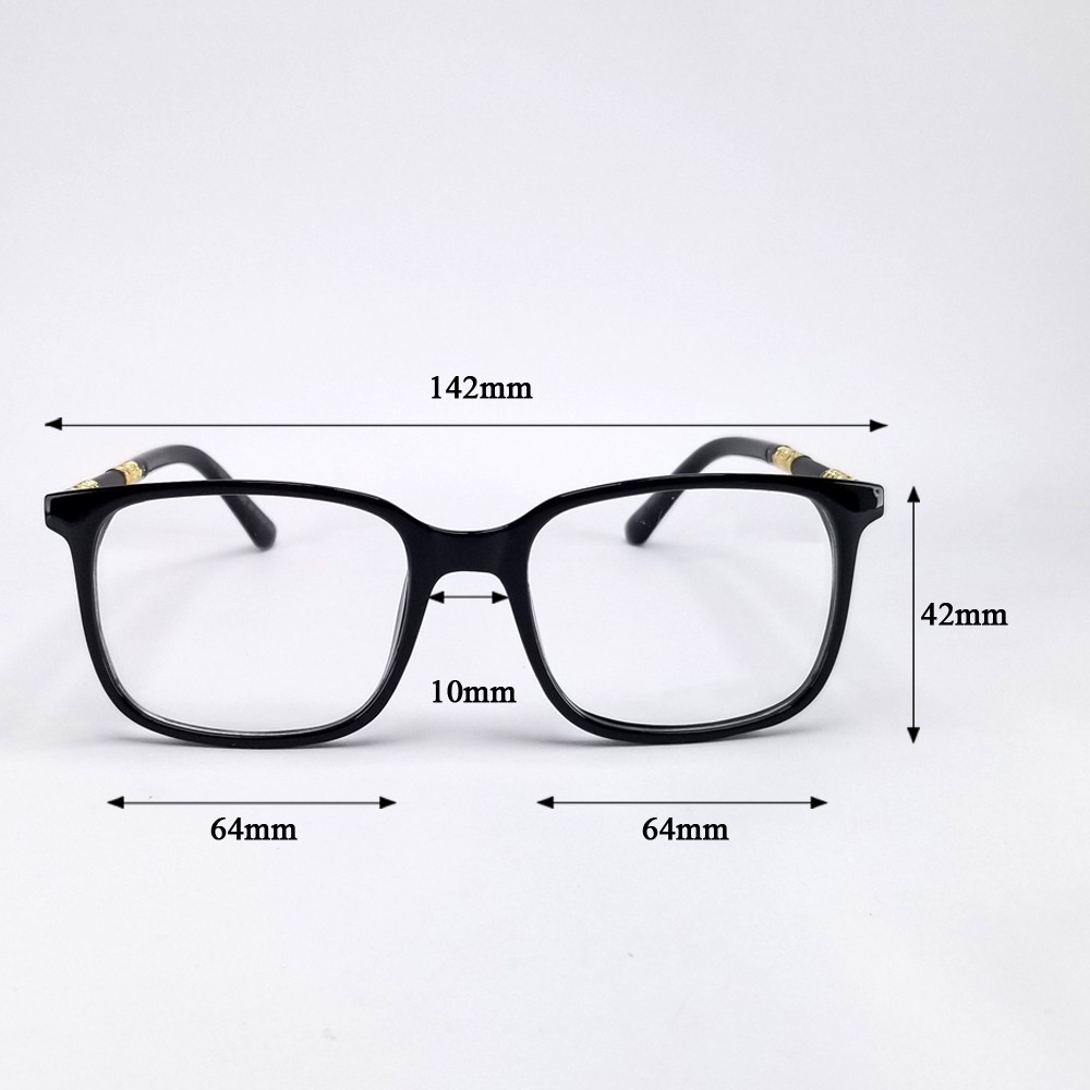 Gọng kính cận nam nữ, tròng giả cận 0 độ - Bảo hành 12 tháng