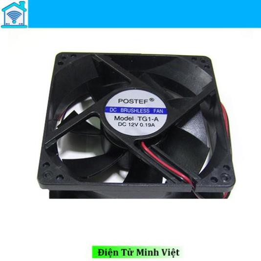 Quạt Tản Nhiệt 12V-8x8x2,5cm