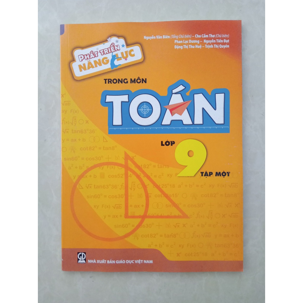Sách - Combo Phát triển năng lực trong môn Toán lớp 9 (Tập 1 + Tập 2)