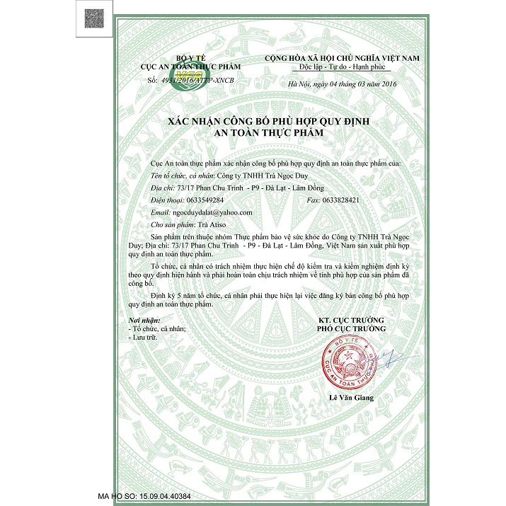 Trà atiso Ngọc Duy Relax thượng hạng gói cam 50 túi lọc | BigBuy360 - bigbuy360.vn