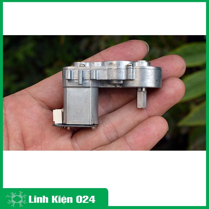Động cơ giảm tốc 130 6-12VDC tốc độ 500-1080 Vòng/Phút