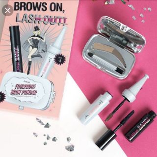Set trang điểm mắt siêu cấp Benefit Brows On, Lash Out