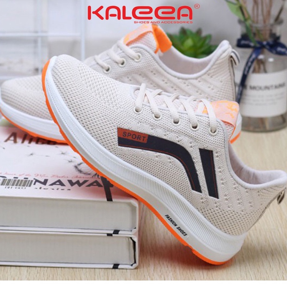 Giày Thể Thao Nữ KALEEA T12 Sneaker Đế Mềm Cao 3p