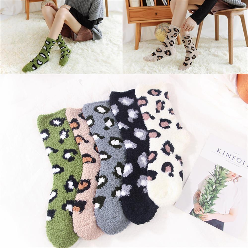 Vớ Đế Dày Chống Trượt Thời Trang Mùa Đông Cho Nữ