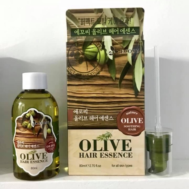 Dầu dưỡng tóc Olive Hair Essence Ecosy 80ml