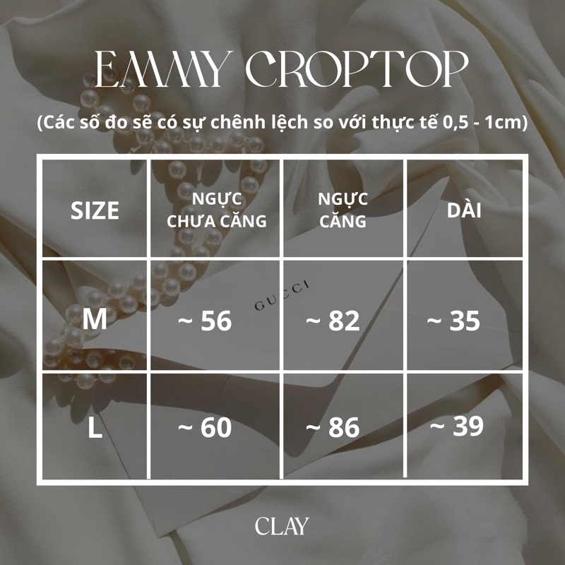 [CLAY] EMMY CROPTOP - Áo hai dây len tăm croptop ôm body | BigBuy360 - bigbuy360.vn