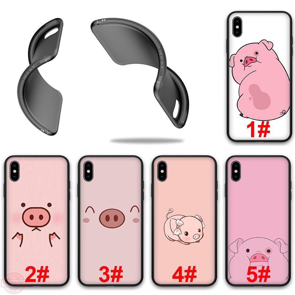🌟2️⃣0️⃣2️⃣1️⃣🌟 Ốp điện thoại in hình gravity falls pink pig iphone xs max xr x 8 plus 7 plus 6s 12 11 pro max - A1190