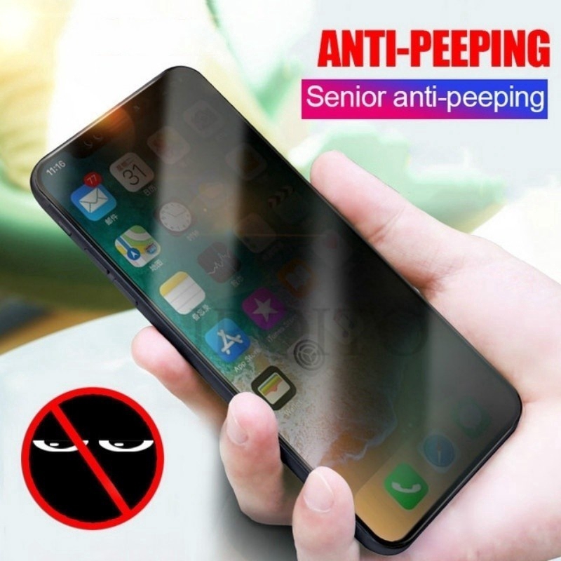 Kính cường lực dán bảo vệ màn hình chống nhìn trộm cho for  IPhone 7 6 6S 8 Plus X XS XR 11 Pro Max