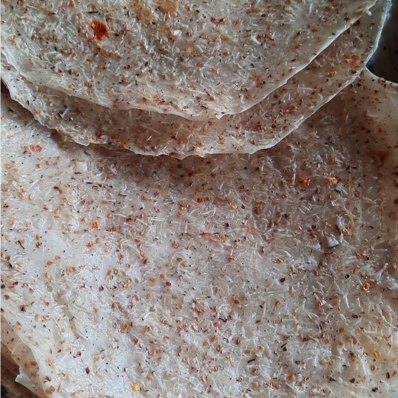 Bánh tráng dừa tam quan bình định - Bánh đa dừa chưa nướng, đường kính 28cm