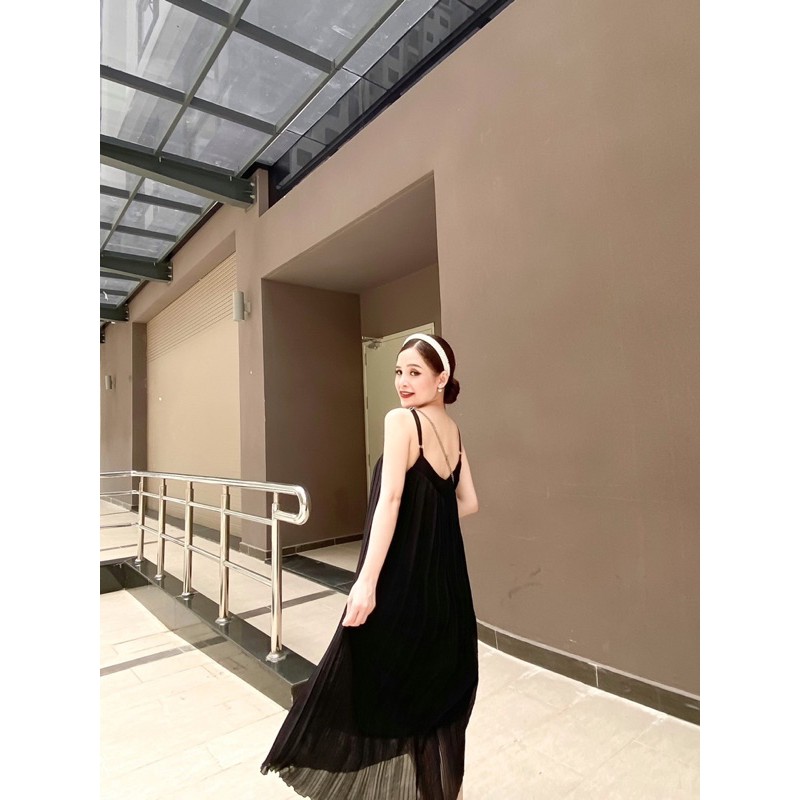 Váy 2 Dây Nữ 💖FREESHIP💖 Đầm 2 dây Suông Dập Ly Dáng Maxi, Đi Biển Dạng Phố Sang Chảnh | BigBuy360 - bigbuy360.vn
