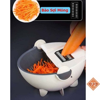 Bộ dụng cụ nạo thái rau củ Rổ 9 Trong 1 Đa Năng Tiện Dụng [RỔ BÀO 9]