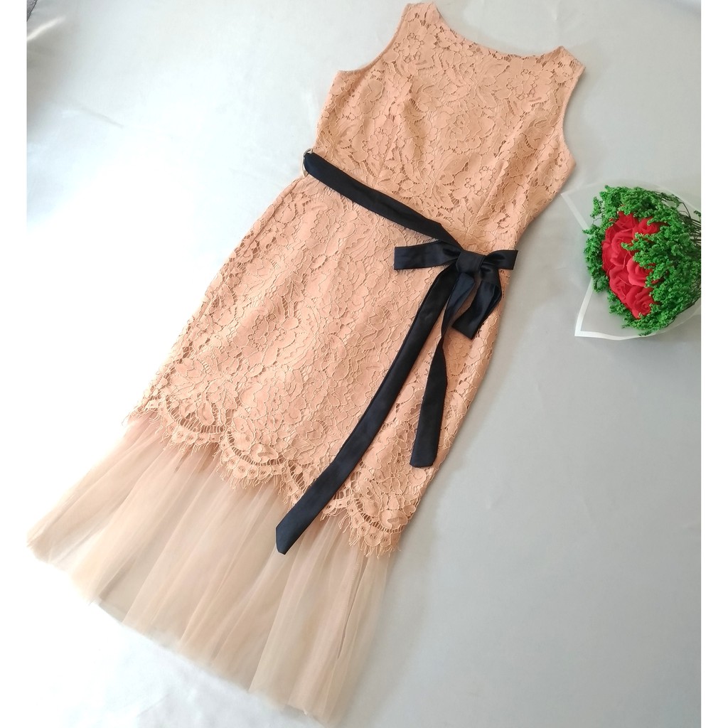 ảnh thật: ĐẦM REN NỮ CAO CẤP- ĐẦM REN ĐUÔI CÁ ĐẸP