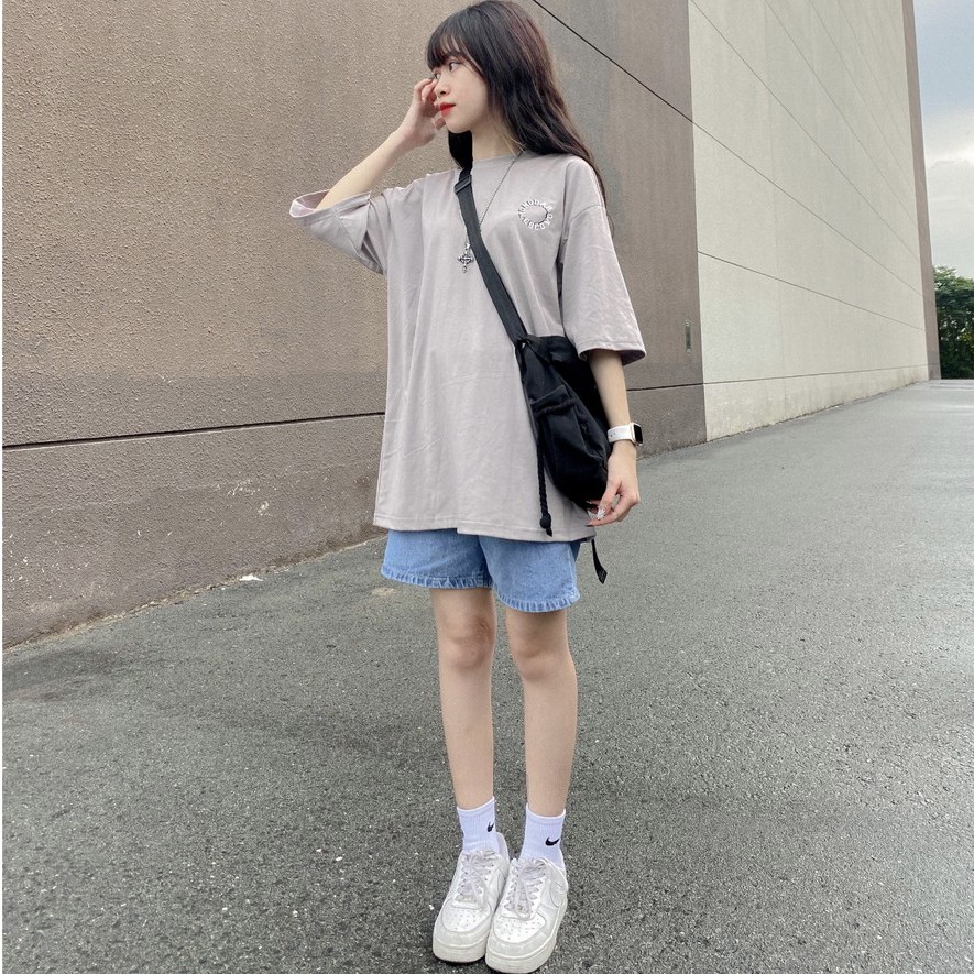 Áo thun cổ tròn tay lỡ unisex HOMIES in hình DARO