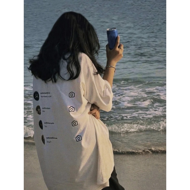 Áo Thun Tay Lỡ SADBOIZ Sadtagram , Tee Logo Sad Boiz Instagram Ig Nam Nữ Full Tag Phông Đẹp Unisex