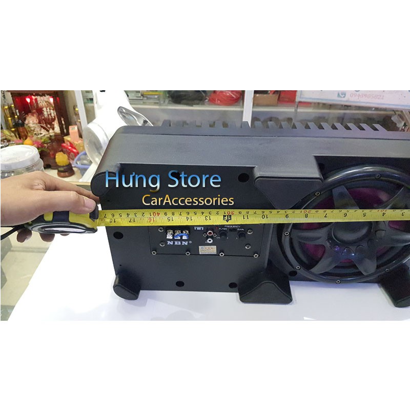 Loa Sub Bass 8 inch Siêu Trầm Công Suất 400W 2 Chế Độ Cực Khoẻ - Loa Sub Điện NBN-NA868 Để Gầm Ghế/ Cốp Sau Ô Tô Xe Hơi